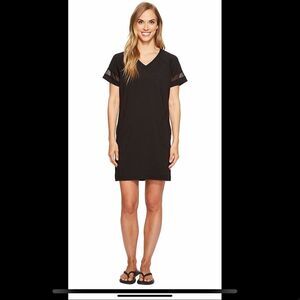 New SOYBU Havana Tee Shirt Dress Black Mesh S